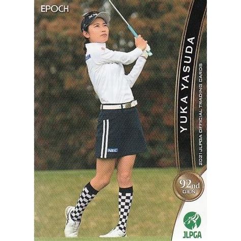 21epoch Jlpga 女子ゴルフカード レギュラー 58 安田祐香 21e Golf 058スポーツカードミント博多駅前店