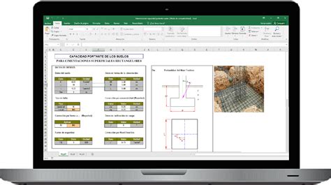 Plantilla En Excel Para Calculo De La Capacidad Portante De Los Suelos Para Cimentaciones