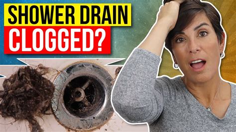 How To Clear A Clogged Shower Drain Youtube