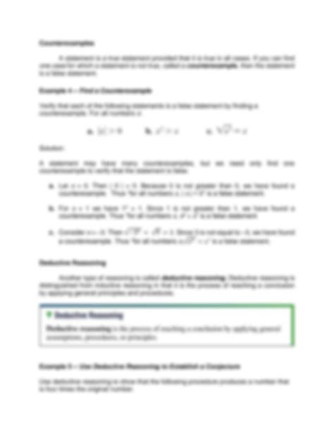 Solution Module Lesson Inductive And Deductive Reasoning Studypool