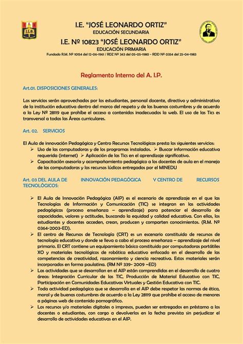 Reglamento Aip Pdf