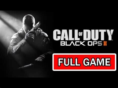 Call Of Duty Black Ops 2 FULL GAME PC Walkthrough Gameplay No