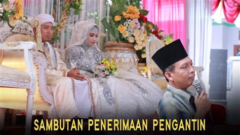 Sambutan Penerimaan Pengantin Dari Pihak Mempelai Pria Pidato Serah