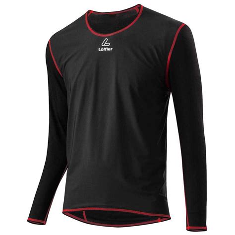 Loeffler Windstopper Transtex Light Long Sleeve Base Layer Black Trekkinn