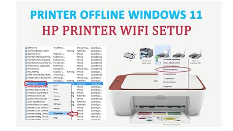 How To Fix Printer Offline Windows Hp Wifi Setup Sticker