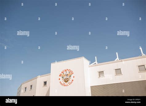 Blackpool Football Club Bloomfield Road Stadium Stock Photo Alamy