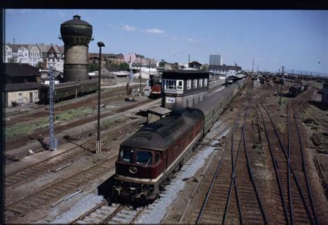 Vor der Wende präsentierte sich der Bahnhof Nordhausen noch ohne