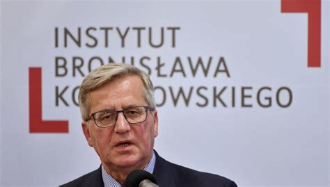 Bronisław Komorowski ostro o działaniach MSZ pod rządami PiS