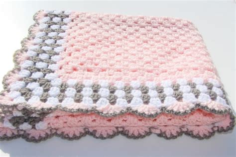 Pink Baby Blanket Crochet Baby Blanket Pink Crochet Afghan