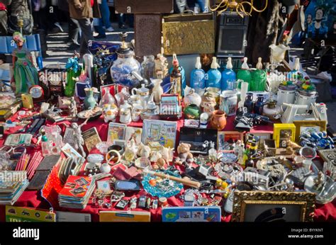 Bric A Brac Stall Stock Photo Alamy