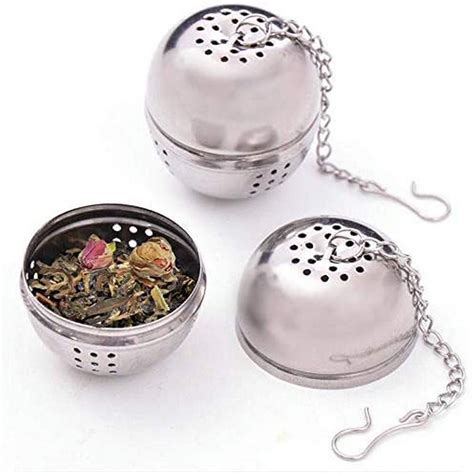 Stainless Steel Mesh Tea Ball Strainer Filter Infuser For Loose Leaf