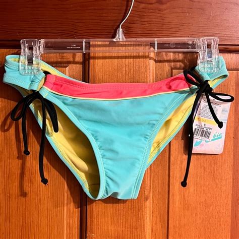 Hobie Swim Nwt Vintage 9s Hobie Neon Small Bikini Swim Bottoms