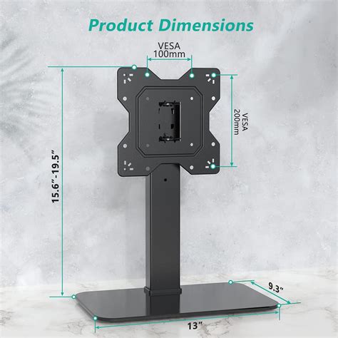 Wali Soporte Giratorio Universal Para Tv Soporte De Tv De Mesa Para Tv