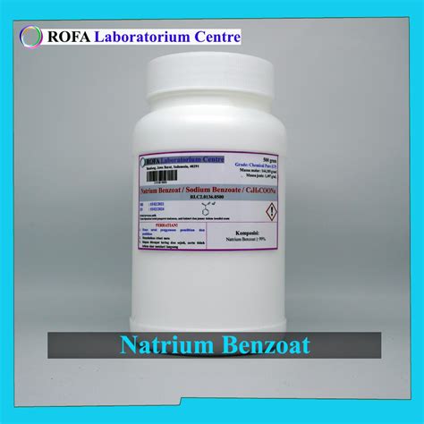 Jual Natrium Benzoat Sodium Benzoate C H Coona Gram Shopee