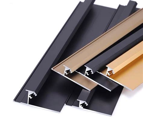 Aluminum Skirting Baseboard With LED China Aluminium Aluminum