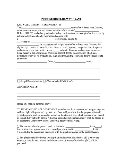 Easement Know All Men By These Presents Here Form Fill Out And Sign Printable Pdf Template