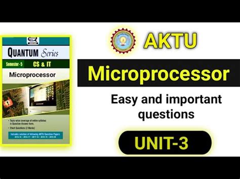 Microprocessor Important Questions Unit 3 8086 Microprocessor For Aktu