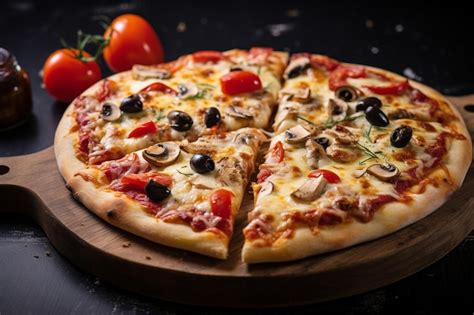 Premium Photo Sizzling Hot Pizza Delight