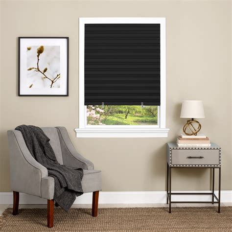 Buy Cordless Room Darkening Temporary Pleated Vinyl Window Shades - 36 ...