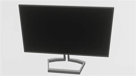 3d Model Monitor Vr Ar Low Poly Cgtrader