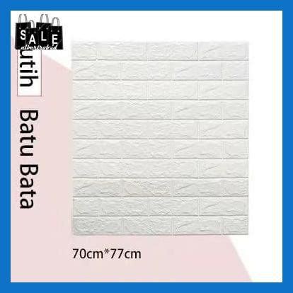 Jual Stickerwall Wallpaper D Modern Foam Batu Bata Ukuran X