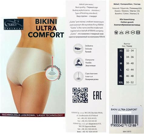 GATTA Majtki Bikini Ultra Comfort L Black Ceny I Opinie Ceneo Pl