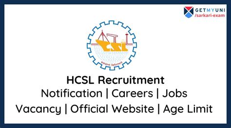 Hcsl Recruitment Application Form Notification