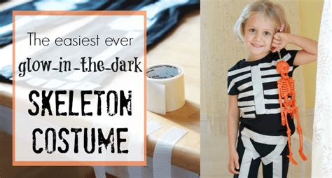 How To Make The Easiest Ever Glow In The Dark Skeleton Costume