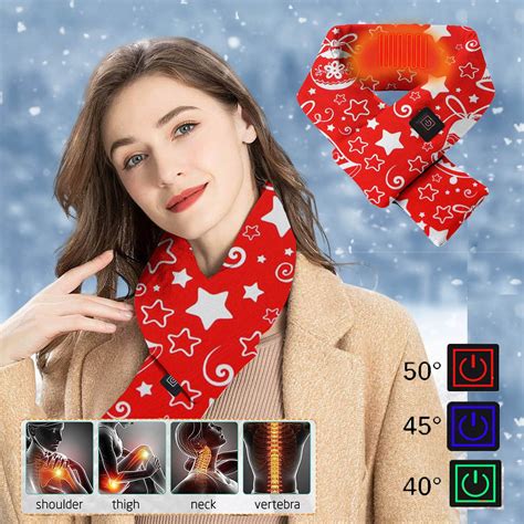 APEXFWDT Christmas Neck Heating Pad, Cordless Heating Pad, Portable ...