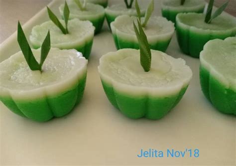 Resep Seri Cemilan Kue Talam Pandan Oleh Jelita Cookpad