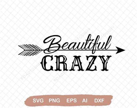 Beautiful Crazy Svg Country Svg Silhouette Cameo Svg Svg Etsy