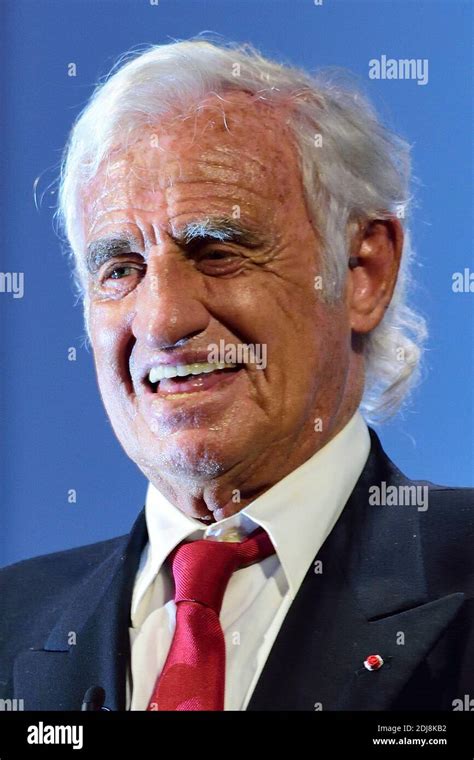 Jean Paul Belmondo Attending The Ceremony Awarding Him With The Golden