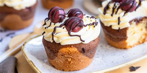 Donauwellen Muffins Mit Pudding Rezept Rezepte Tipps