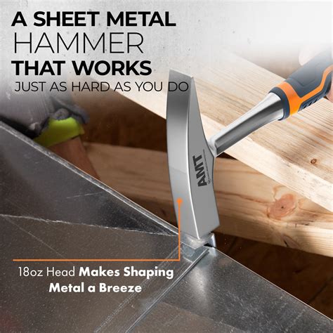 durable oz sheet metal hammer  piece forged tinners hammer