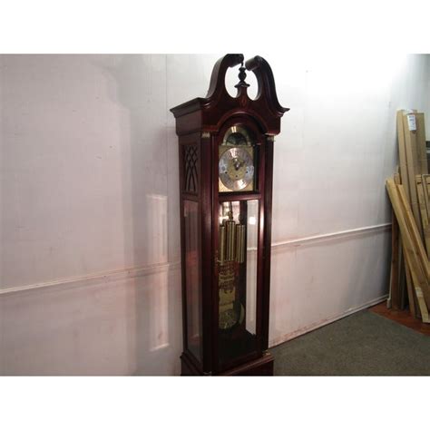 Howard Miller Ambassador Collection Mahogany Grandfathers Clock Chairish