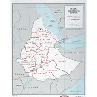 Large scale detailed map of the Ogaden Region of Ethiopia - 1980 | Ethiopia | Africa | Mapsland ...