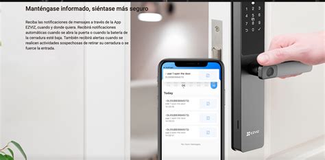 Cerradura Inteligente con Huella Dactilar DL05 WBCP,M Ezviz