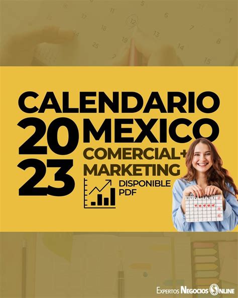 Calendario marketing México 2023 promociones social media