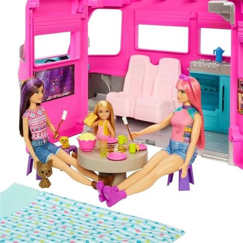 Barbie Dream Camper Trailer Dos Sonhos Hcd Mattel Real Brinquedos