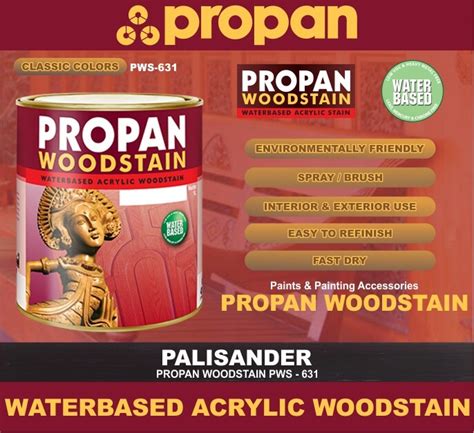 PROPAN WOOD CARE WOOD STAIN CLASSIC COLORS PWS 631 1 LTR Cat Kayu