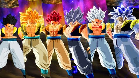 Todas As Transforma Es Do Gogeta Ssj Ssj Ssj Ssj God Blue E