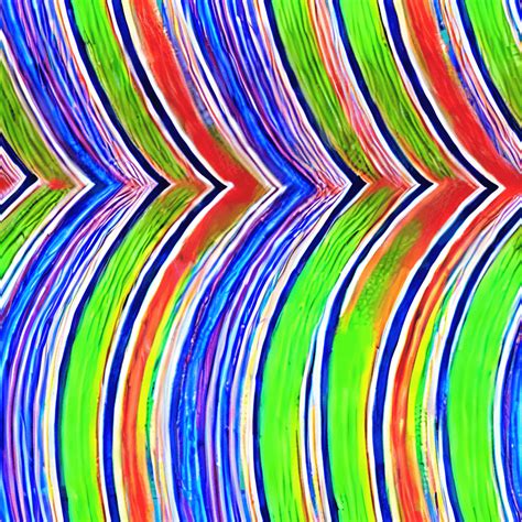 Optical Simetrical Ful Color Illusion Tunnel Pattern Creative Fabrica