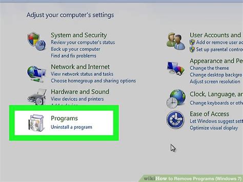 How To Remove Programs Windows 7 6 Steps With Pictures