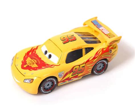 VOITURES MATTEL DISNEY Pixar N95 Lightning Mcqueen Motif Rouge 1 55