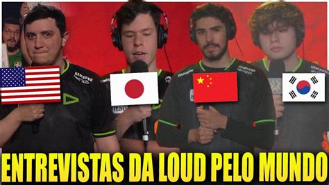 TODAS AS ENTREVISTAS INTERNACIONAIS DA LOUD APÓS VENCER A NAVI NO