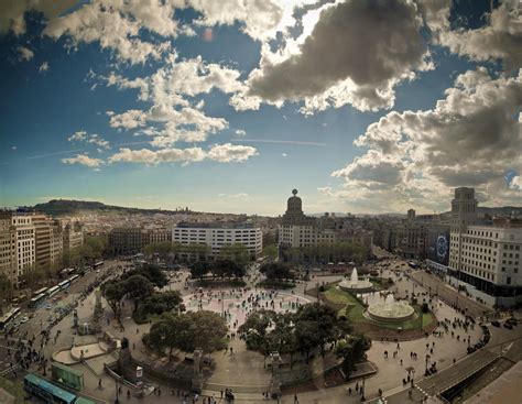 Barcelona, Placa de Catalunya by Fruitmixer on DeviantArt