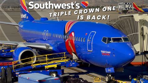 4k Inaugural Flight Southwest Airlines Boeing 737 8h4 Geg Las