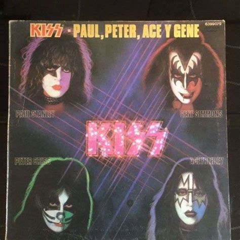 Kiss Best Of Solo Vinyl Record Lp Argentina Paul Peter Ace Y Gene