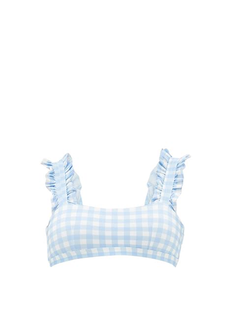 Ruffle Gingham Bikini Top Ephemera MATCHESFASHION US In 2020