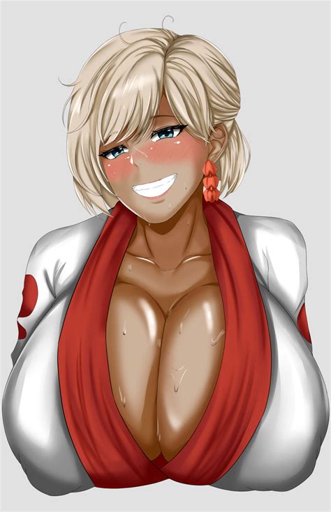 Rule 34 Big Breasts Blonde Hair Blue Eyes Blush Dark Skinned Female Drunk Final Fantasy Final